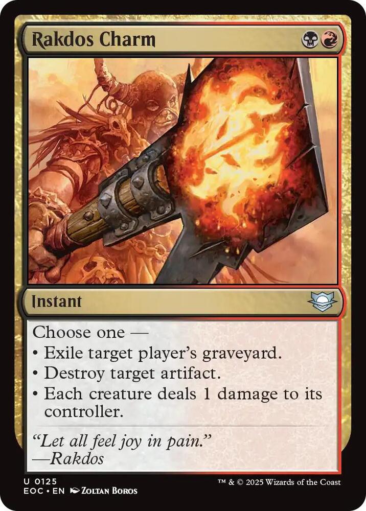 Rakdos Charm - 125: Commander: Edge of Eternities