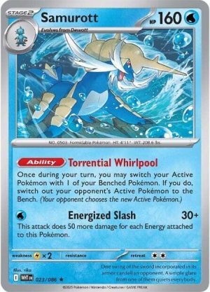 Samurott - 023/086: SV: White Flare