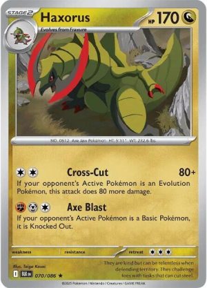 Haxorus - 070/086: SV: Black Bolt