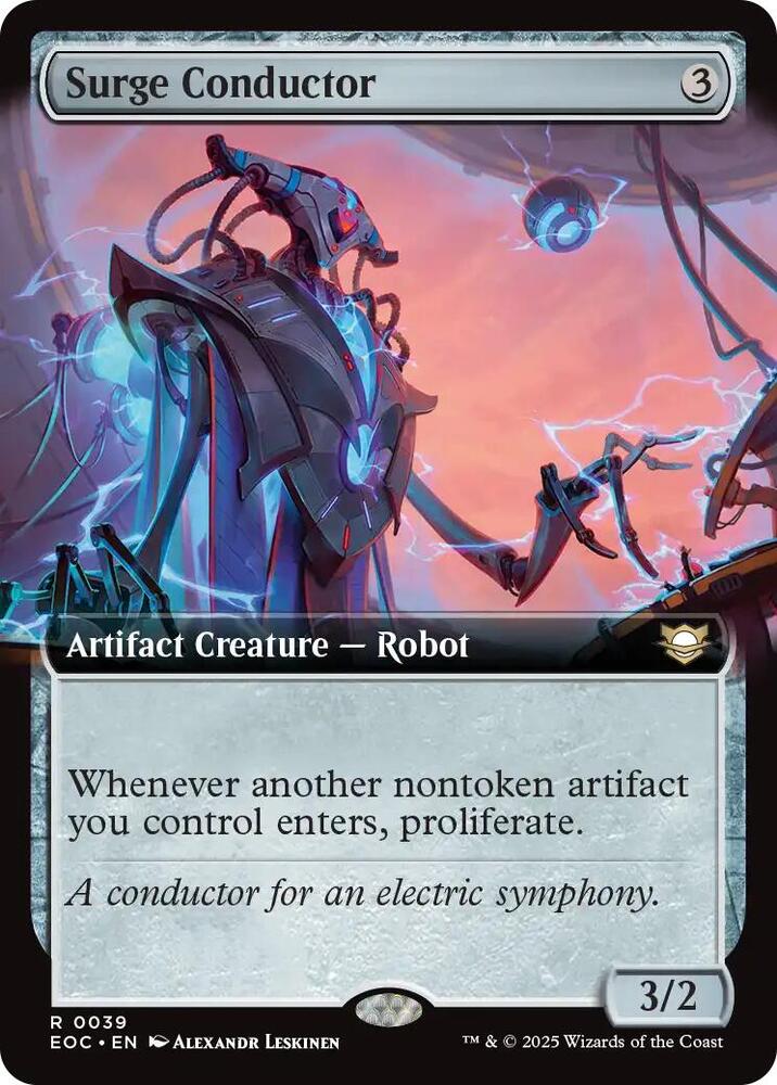 Surge Conductor (Extended Art) - 39: Commander: Edge of Eternities