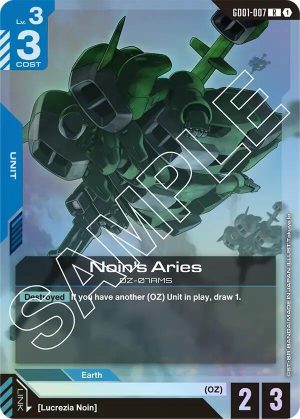 Noin's Aries - GD01-007: Newtype Rising