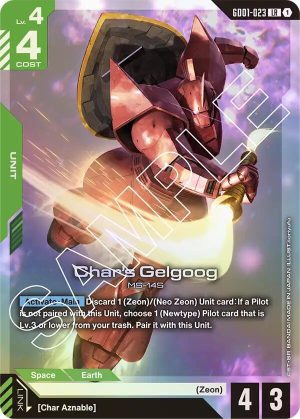 Char's Gelgoog - GD01-023: Newtype Rising