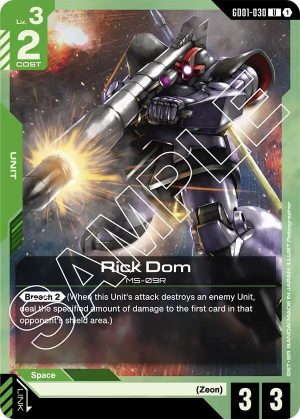 Rick Dom - GD01-030: Newtype Rising