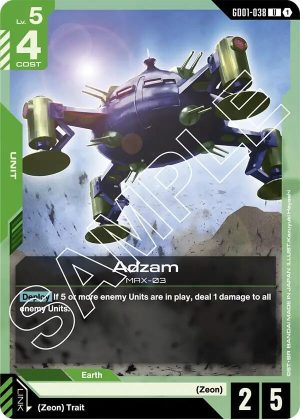 Adzam - GD01-038: Newtype Rising
