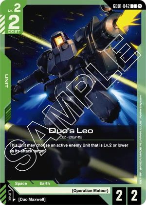 Duo's Leo - GD01-042: Newtype Rising