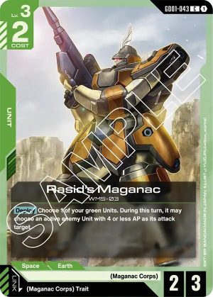 Rasid's Maganac - GD01-043: Newtype Rising