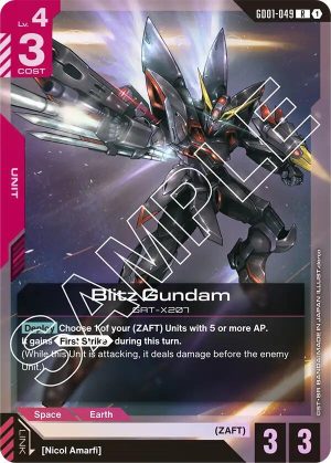 Blitz Gundam - GD01-049: Newtype Rising