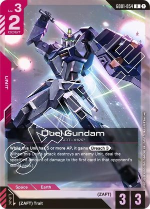 Duel Gundam - GD01-054: Newtype Rising