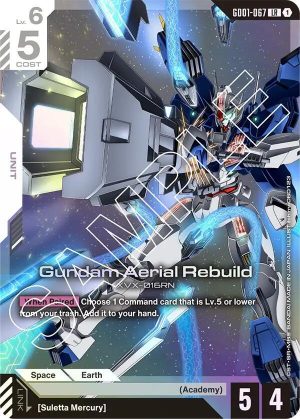 Gundam Aerial Rebuild - GD01-067: Newtype Rising