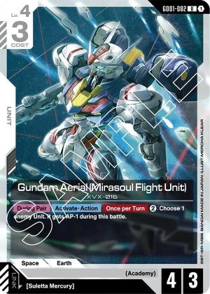 Gundam Aerial (Mirasoul Flight Unit) - GD01-082: Newtype Rising