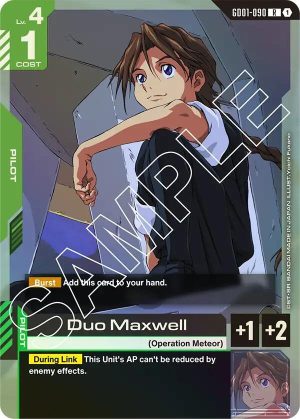 Duo Maxwell - GD01-090: Newtype Rising