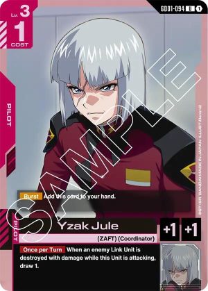 Yzak Jule - GD01-094: Newtype Rising