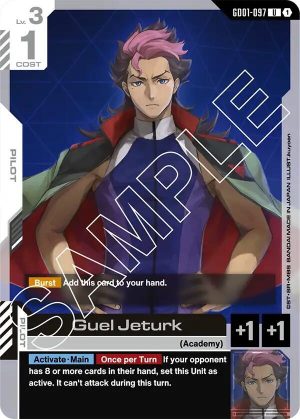 Guel Jeturk - GD01-097: Newtype Rising