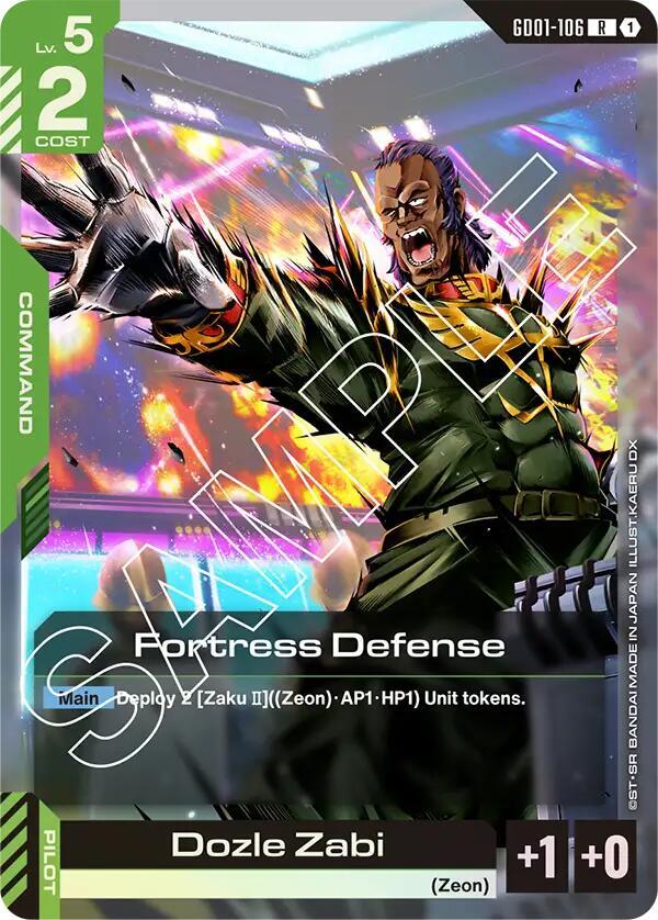 Fortress Defense - GD01-106: Newtype Rising