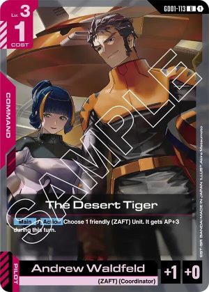 The Desert Tiger - GD01-113: Newtype Rising