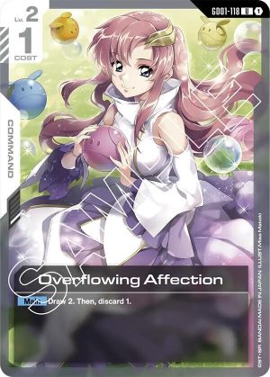 Overflowing Affection - GD01-118: Newtype Rising