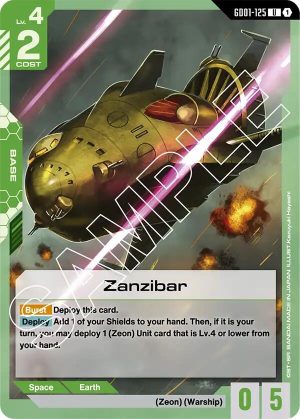 Zanzibar - GD01-125: Newtype Rising