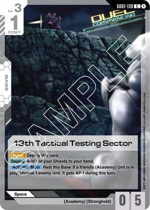 13th Tactical Testing Sector - GD01-130: Newtype Rising