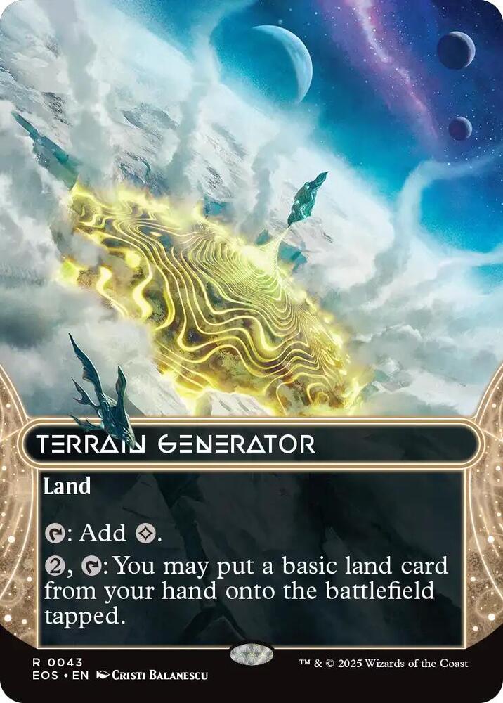 Terrain Generator (0043) (Borderless) - 43: Edge of Eternities: Stellar Sights