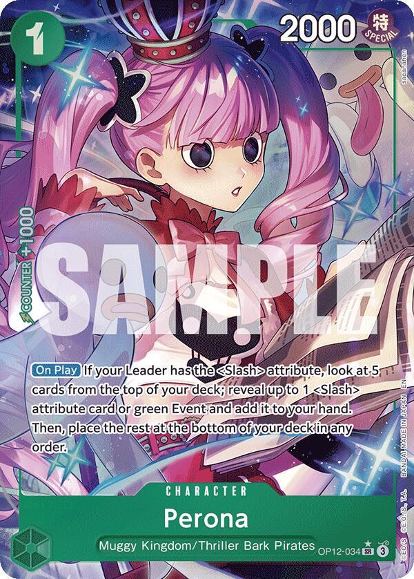 Perona (Alternate Art) - OP12-034: Legacy of the Master