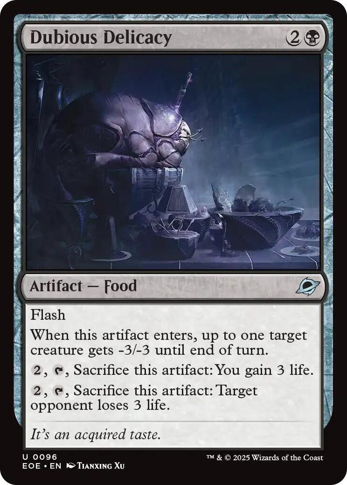 Dubious Delicacy - 96: Edge of Eternities