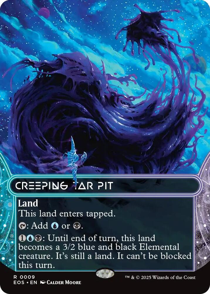 Creeping Tar Pit (0009) (Borderless) - 9: Edge of Eternities: Stellar Sights