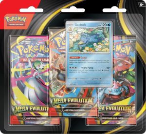 Pokemon Blister (3 Pack) - Golduck: Mega Evolution