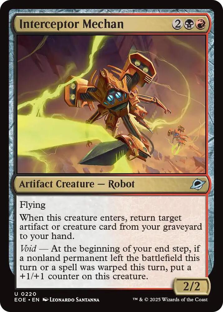 Interceptor Mechan - 220: Edge of Eternities