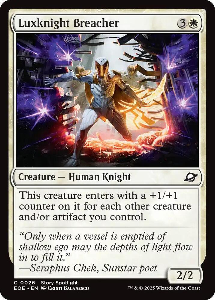 Luxknight Breacher - 26: Edge of Eternities