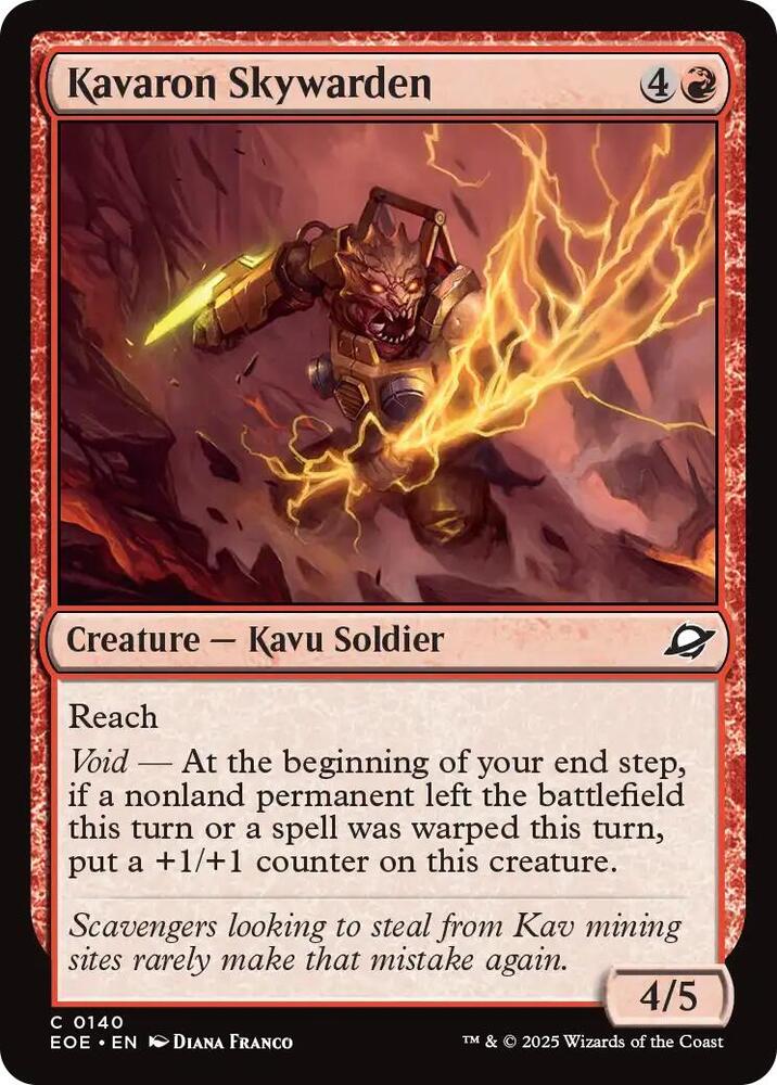 Kavaron Skywarden - 140: Edge of Eternities