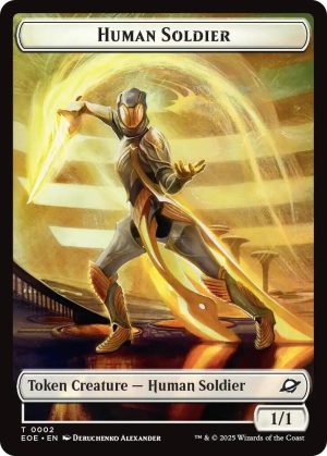 Human Soldier // Lander (0004) Doubled - 2 // 4: Edge of Eternities