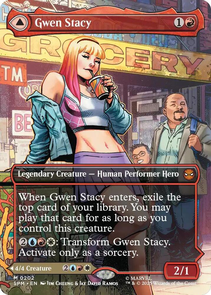 Gwen Stacy (0202) (Borderless) - 202: Marvel's Spider-Man