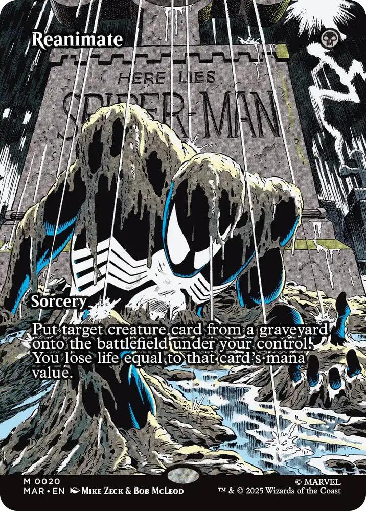 Reanimate (Borderless) - 20: Marvel's Spider-man: Eternal Legal