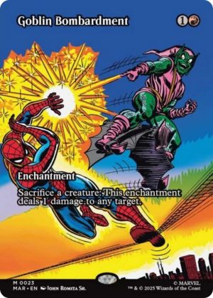 Goblin Bombardment (Borderless) - 23: Marvel's Spiderman Eternal-Legal