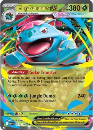 Mega Venusaur ex - 003/132: Mega Evolution