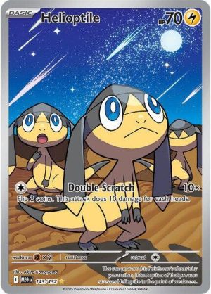 Helioptile - 143/132: Mega Evolution