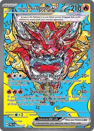 Hearthflame Mask Ogerpon ex - 148/131 : Prismatic Evolutions