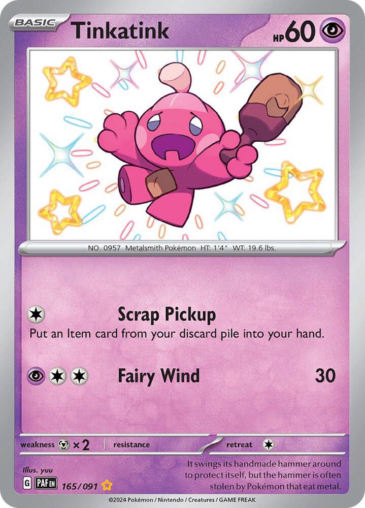 Tinkatink - 165/091: Paldean Fates