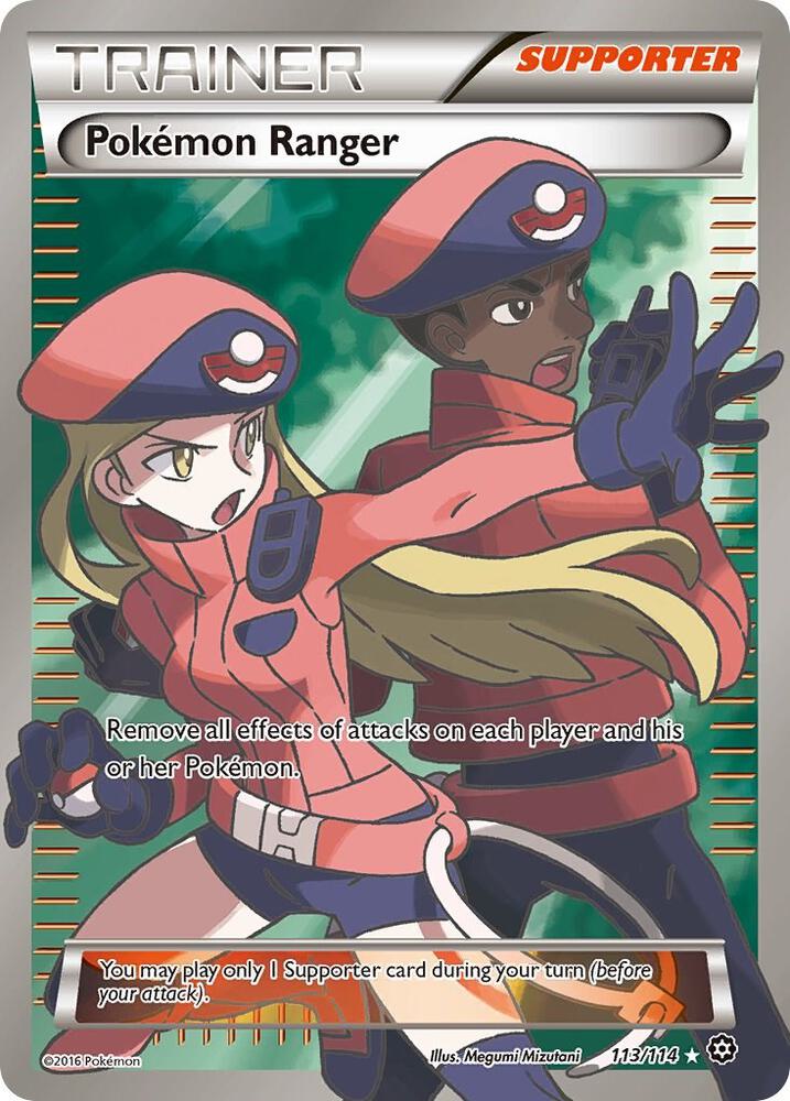Pokemon Ranger (Full Art) - 113/114: XY - Steam Siege