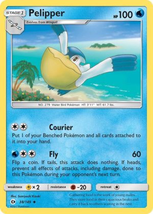 Pelipper - 38/149: SM Base Set