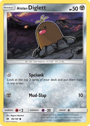 Alolan Diglett - 86/149: SM Base Set