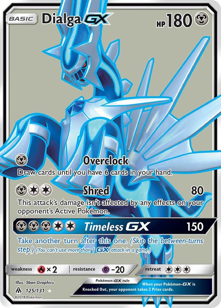 Dialga GX (Full Art) - 125/131: SM - Forbidden Light