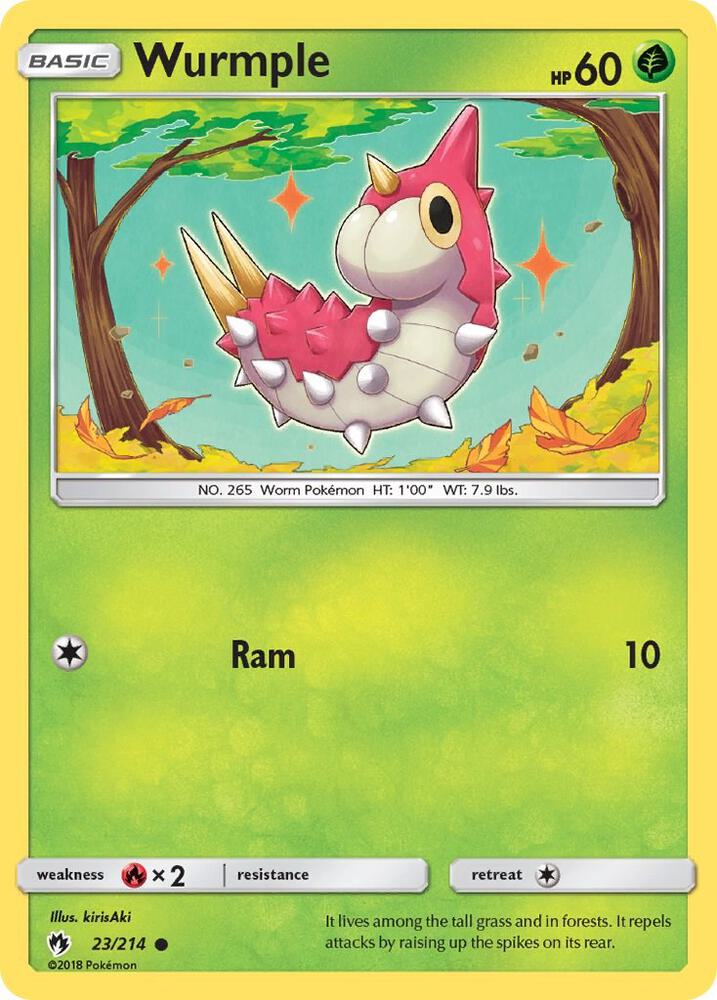 Wurmple (23) - 23/214: SM - Lost Thunder