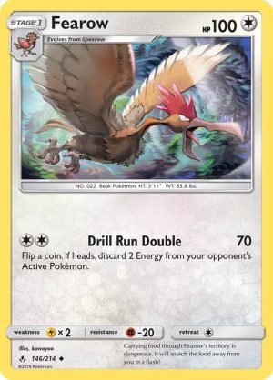 Fearow - 146/214: SM - Unbroken Bonds