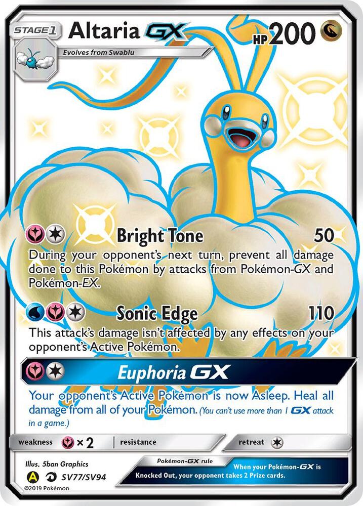 Altaria GX - SV77/SV94: Hidden Fates: Shiny Vault