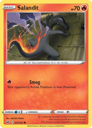 Salandit - 027/202: SWSH01: Sword & Shield Base Set