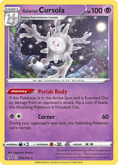 Galarian Cursola - 079/192: SWSH02: Rebel Clash
