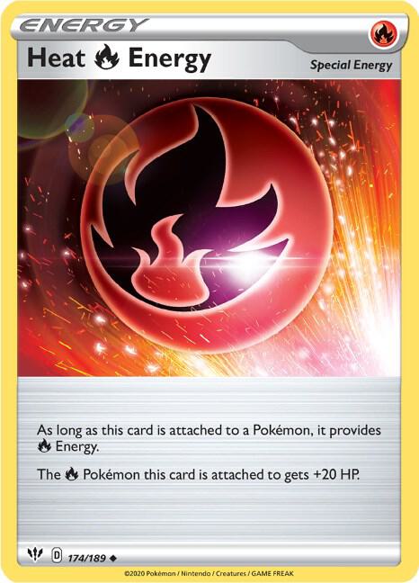 Heat R Energy - 174/189: SWSH03: Darkness Ablaze