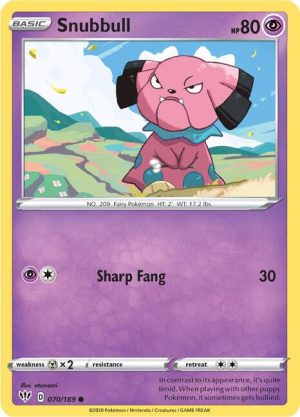 Snubbull - 070/189: SWSH03: Darkness Ablaze