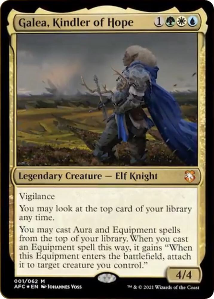 Galea, Kindler of Hope - 1: Commander: Adventures in the Forgotten Realms